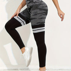 Camouflage Sports Leggings High Waist Workout Yoga Pants Women's Activewear