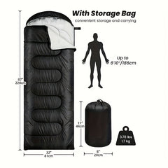 Winter Camping Sleeping Bag Waterproof Lightweight for Men & Women