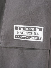 Boys Cotton Cargo Pants Elastic Waistband Kids Clothes