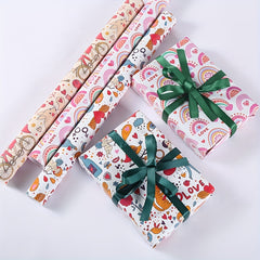 6pcs 50 Christmas Gift Wrapping Paper Holiday Arts Crafts Decorations