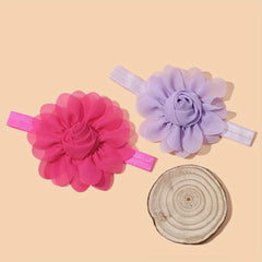 Chiffon Flower Baby Headband Newborn Infant Hair Band