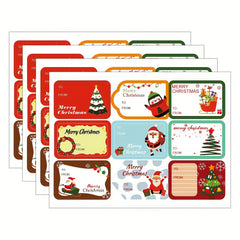 10 Pack Christmas Decorative Gift Stickers Self-adhesive Labels
