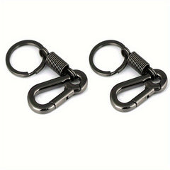 4pcs Zinc Alloy Keychain Buckle for Outdoor Camping Hiking