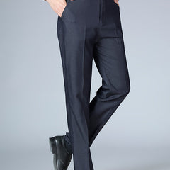 Men's Formal Solid Dress Trousers For Business Wedding Party