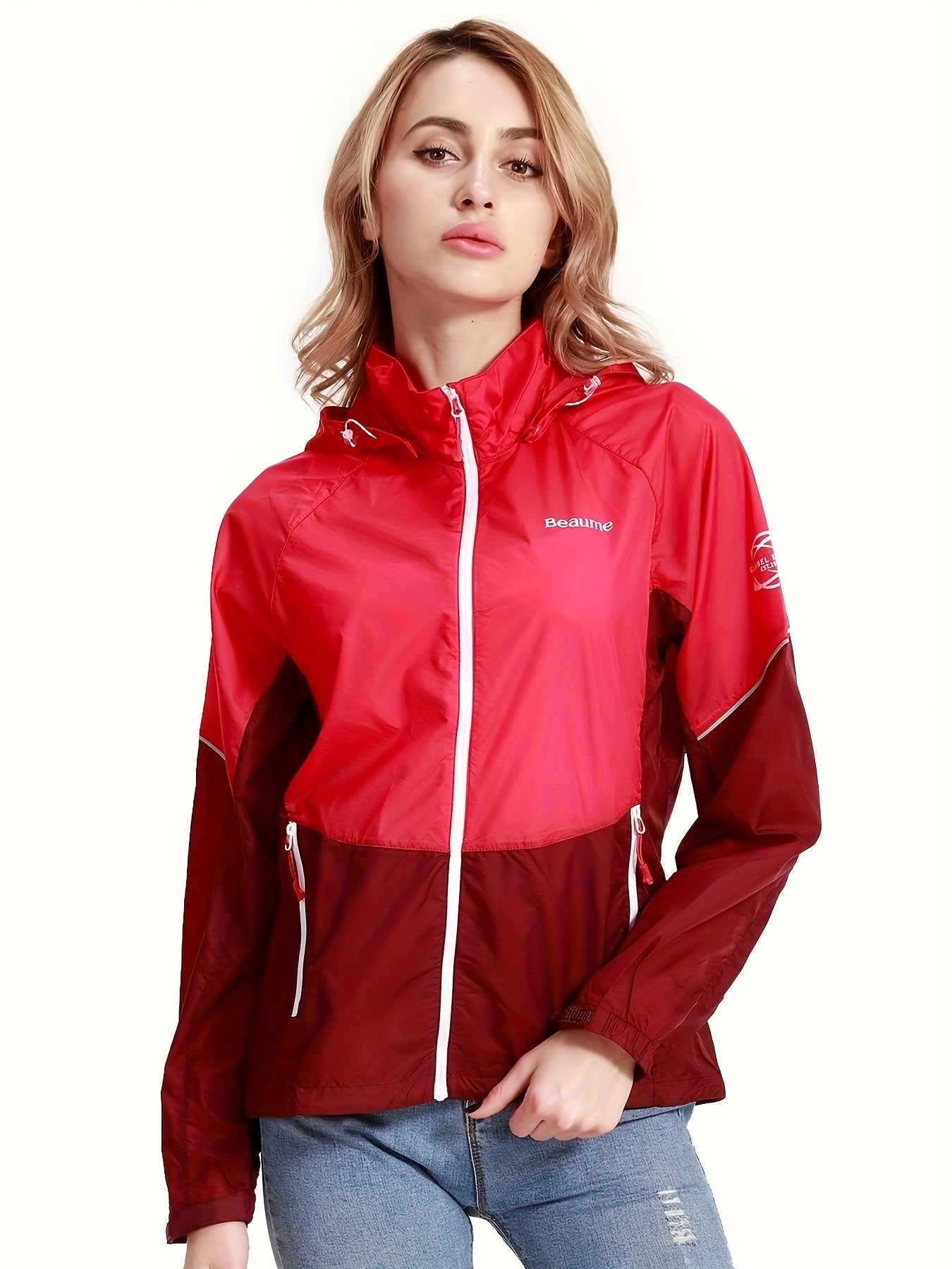 BEAUME Women's Sun Protection Hooded Jacket - Quick Drying Sports Coat