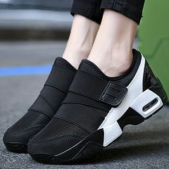 Women's Air Cushion Running Shoes with Hook & Loop Fastener