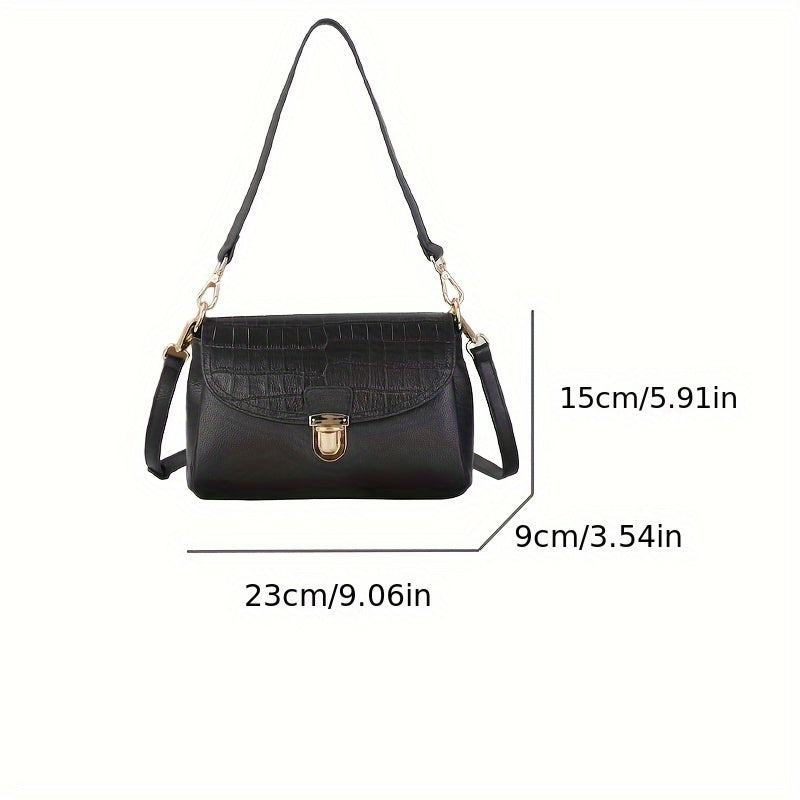 Soft Cowhide Vintage Style Women's Handbag Large Capacity