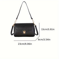 Soft Cowhide Vintage Style Women's Handbag Large Capacity