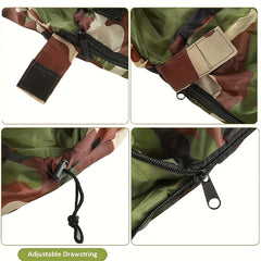 Thick Military Camping Sleeping Bag 3 Season Warm Portable Waterproof