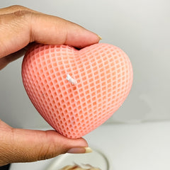 3D Grid Heart Silicone Candle Mold Soap Mousse Chocolate Cake Resin