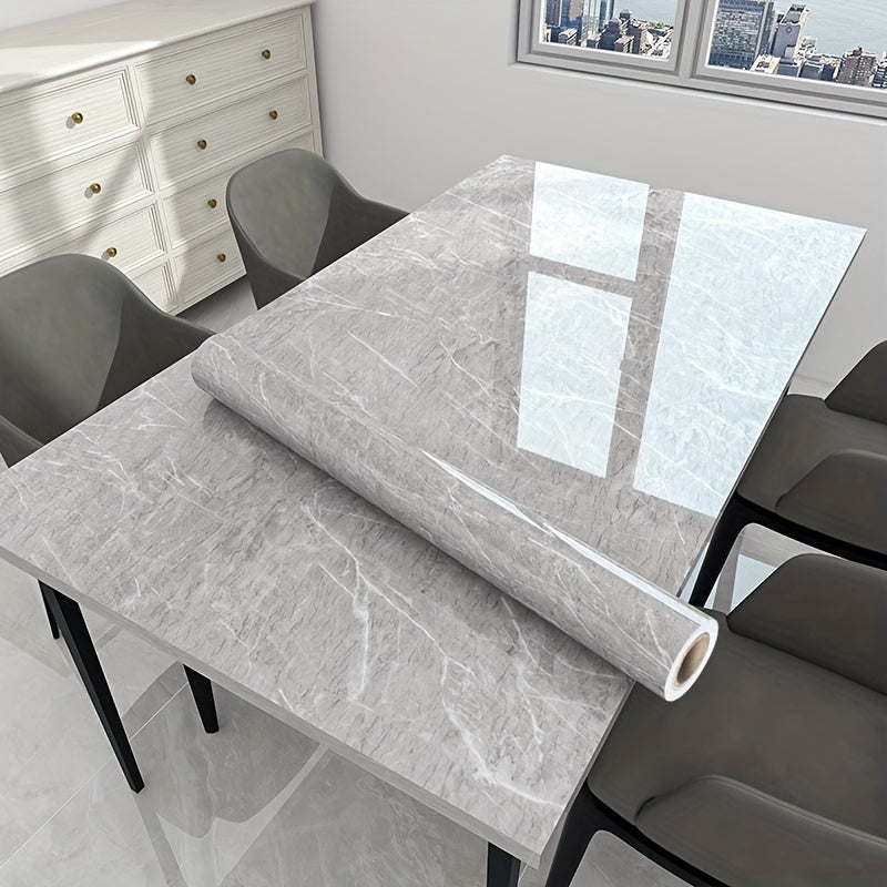 Marble Pattern Self Adhesive Wallpaper for Kitchen Countertop