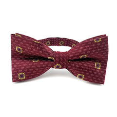Men's Floral Bow Tie for Wedding Groomsmen
