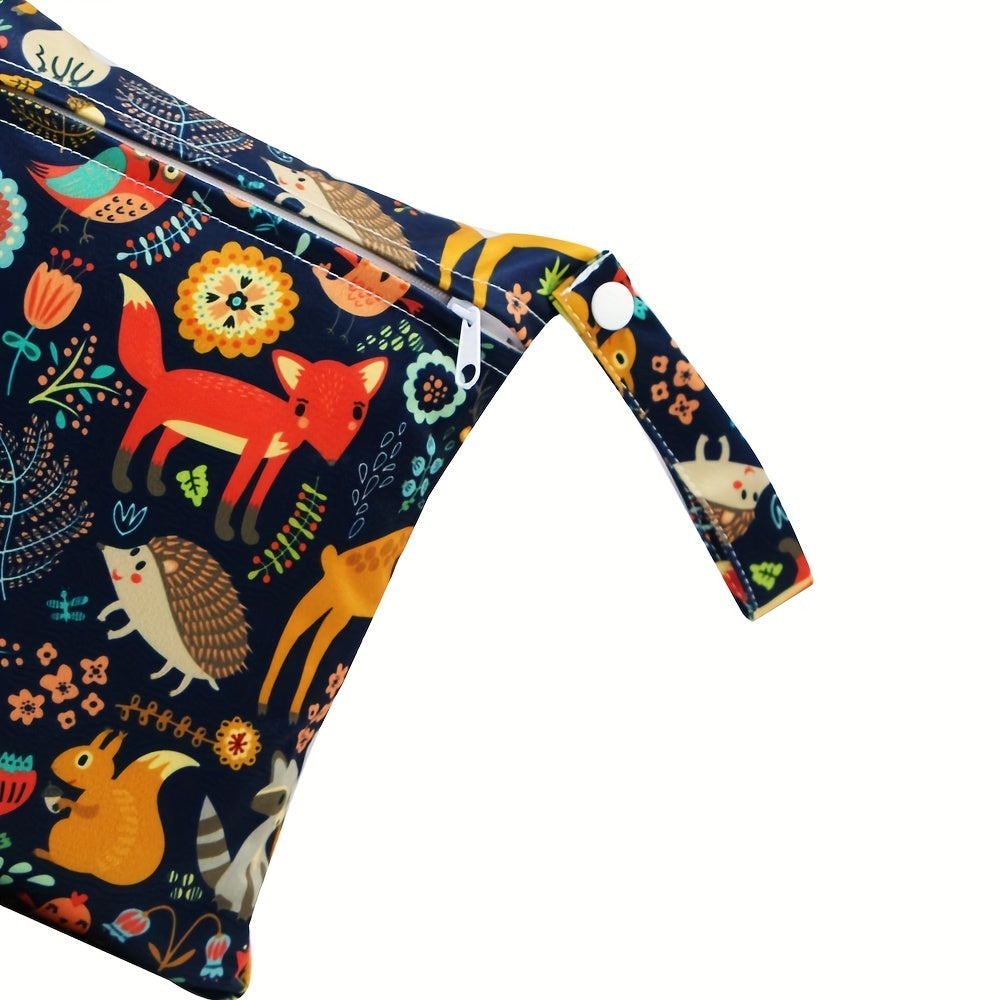 Adorable Animals Print Reusable Wet Bag Keep Your Bag & Convenient