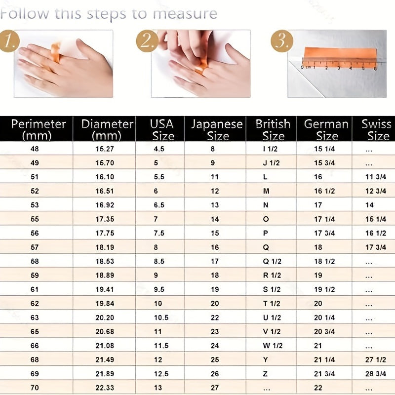 Zircon Women's Wedding Engagement Ring