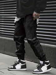 Men's Cargo Pants Casual Drawstring Joggers Spring Fall Streetwear
