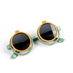 Boys Casual Flip Sunglasses Cartoon Decorative Accessories