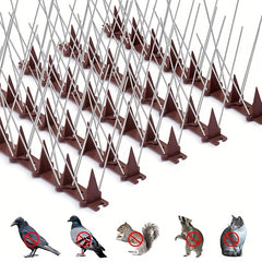 Bird Spikes Outdoor Bird Repellent, 6 Packs