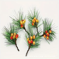 Simulation Christmas Branches Sticky Pine Cone Pine Needle Branches