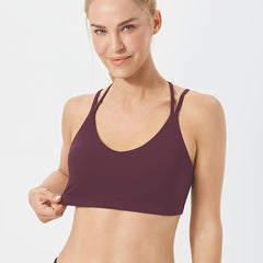 Backless Yoga Sports Bra for Solid Workouts