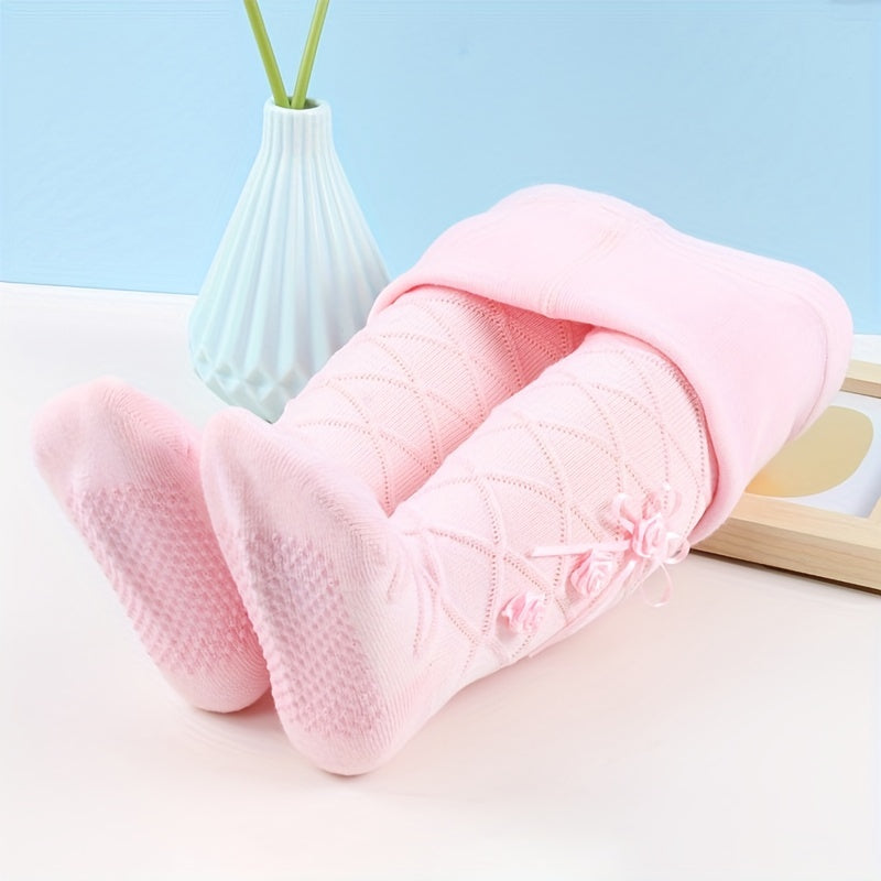 Rose Petal Baby Leggings Made with Combed Cotton