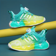 Kid's Rotating Buckle Basketball Shoes