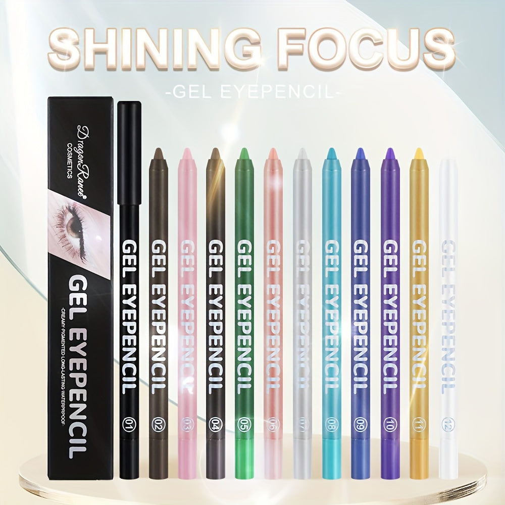 Colorful Eyeliner Pen Pearly Eyeshadow Pencil Green Gel Pen