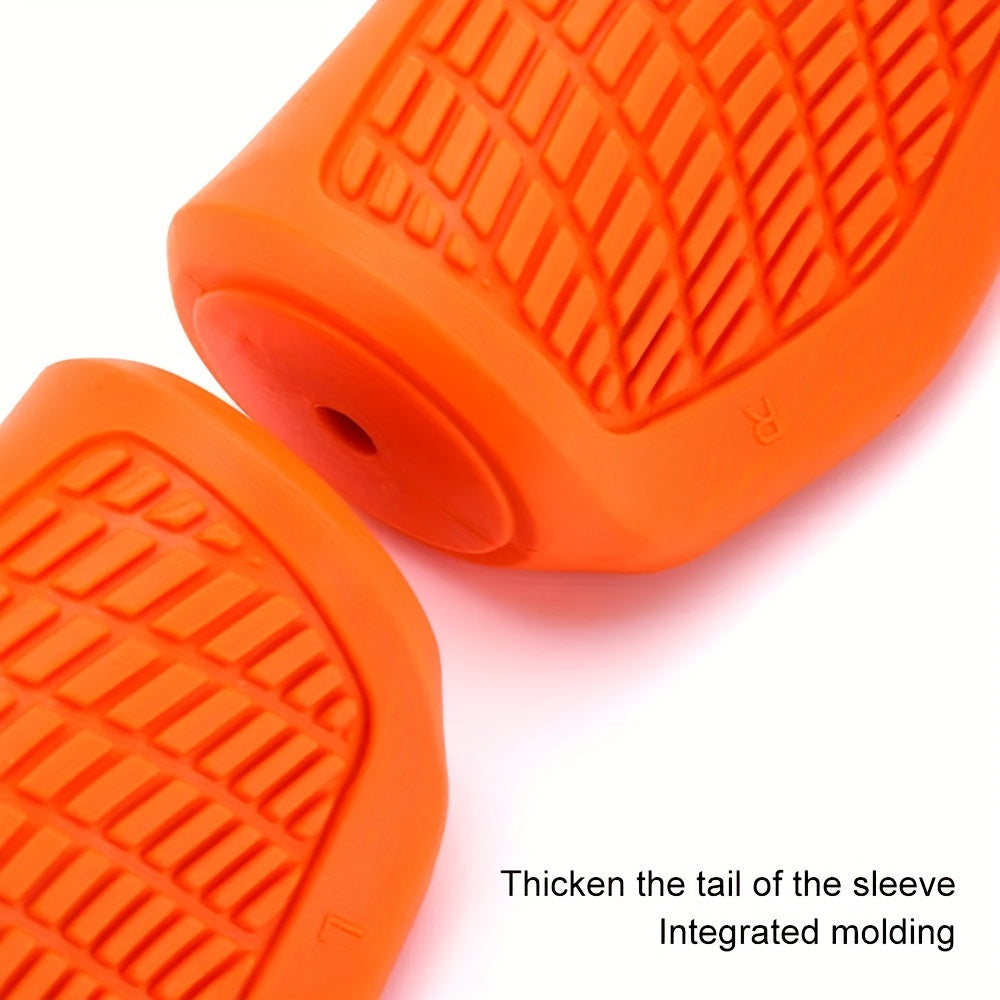 2PCS Bike Handlebar Cover Anti-slip Shockproof Ergonomic Rubber Ball Grip
