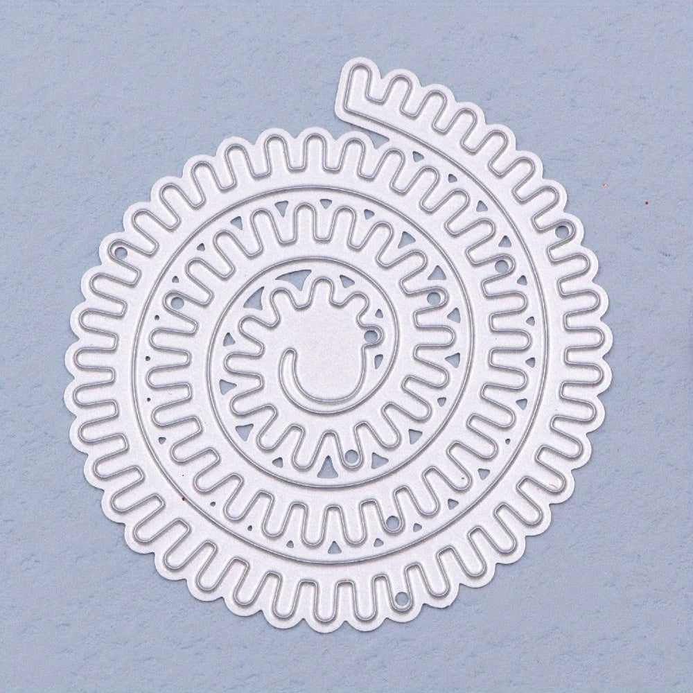 1pc Spiral Flower Metal Cutting Dies DIY Paper Crafts