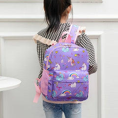 Kids Unicorn Backpack Kindergarten Primary School Waterproof Bag