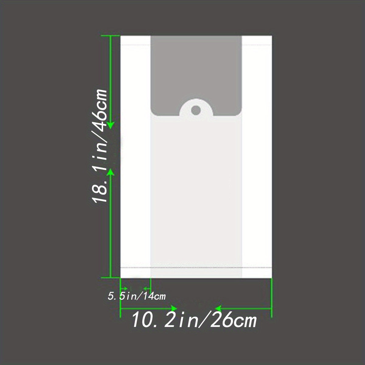 100pcs Light Bear Shopping Bags for Supermarket