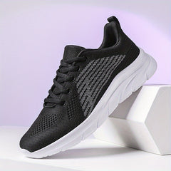 Men's Breathable Knit Casual Shoes Lightweight Non Slip Sneakers