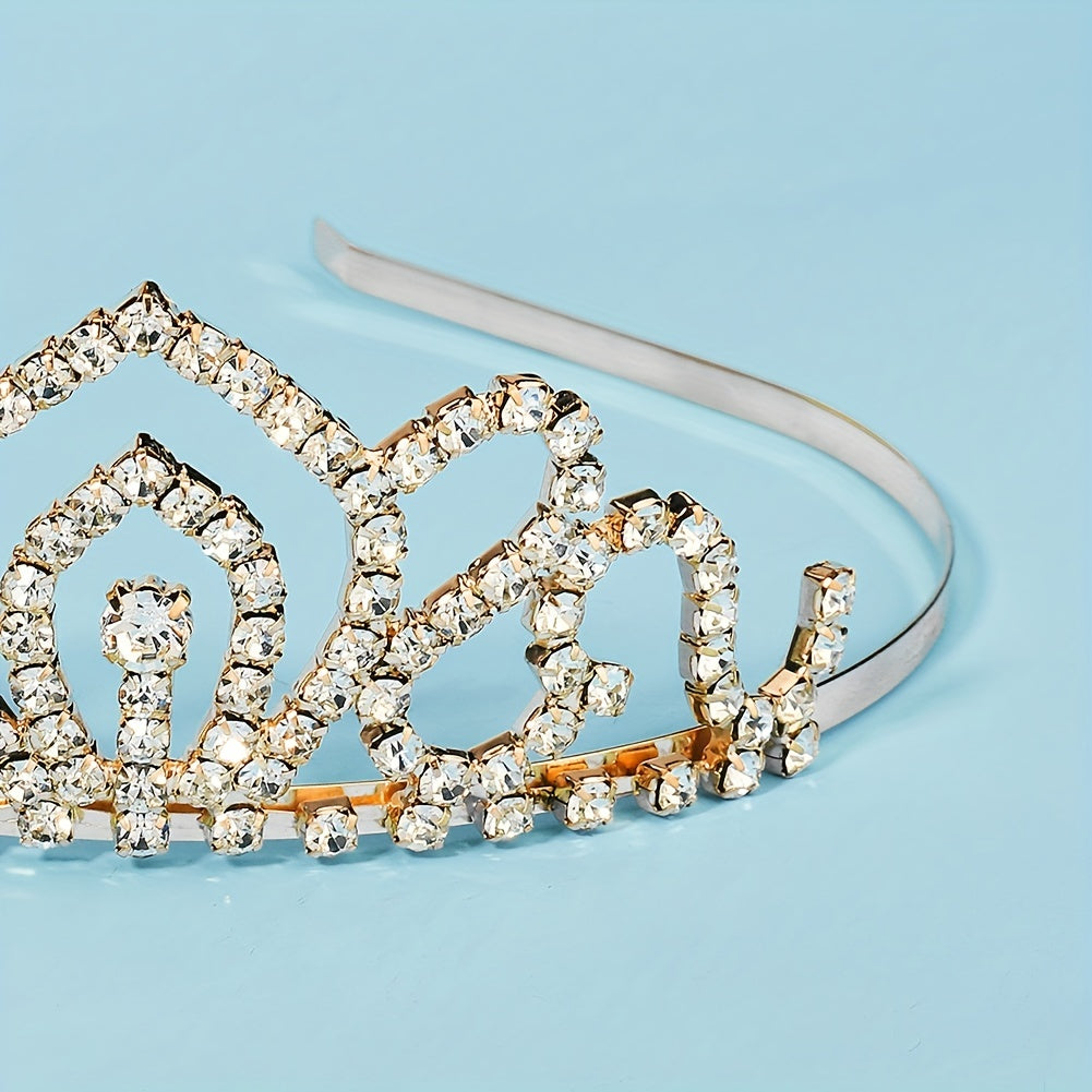 Sparkling Rhinestone Headband Tiara for Girls Women