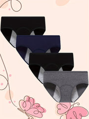 4pcs Girls Triangle Panties Leak-proof Period Panties
