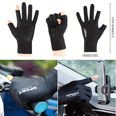 Motorcycle Gloves Breathable Non Slip UV Protection Gloves