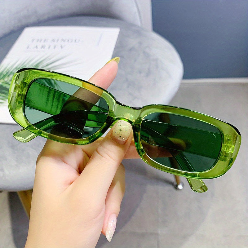 Candy Sunglasses Rectangle Stylish Y2K Eyeglasses Women Driving