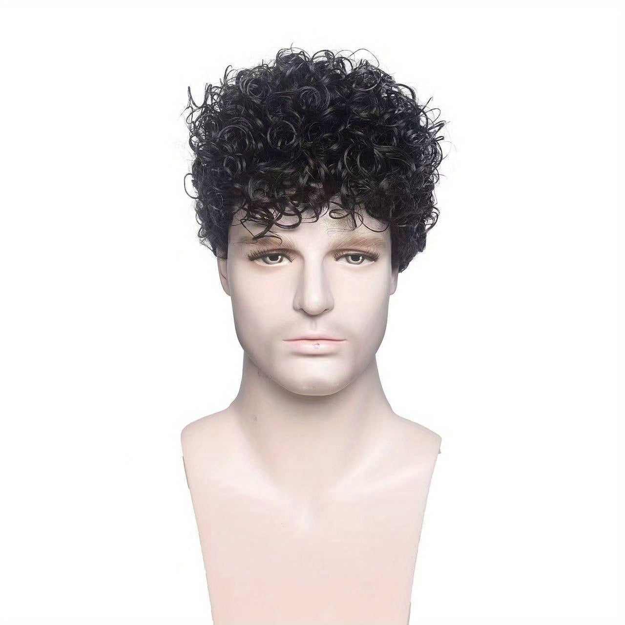 Men's Dress Up Short Curly Wig Costume Wigs For Parties