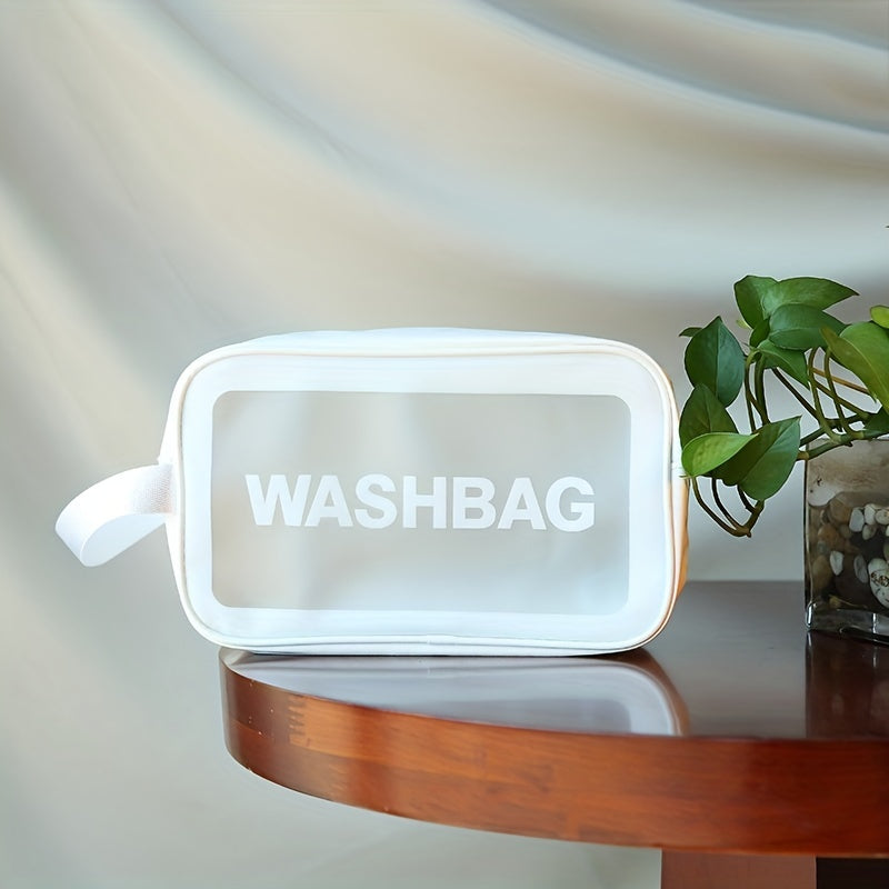 Waterproof PVC Wash Bag Portable Cosmetic Storage Bag for Travel