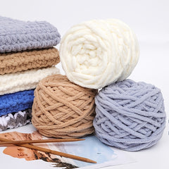 Chunky Yarn 100g Ball Soft Polyester Wool for Crochet