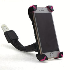 Motorcycle Rearview Mirror Phone Holder