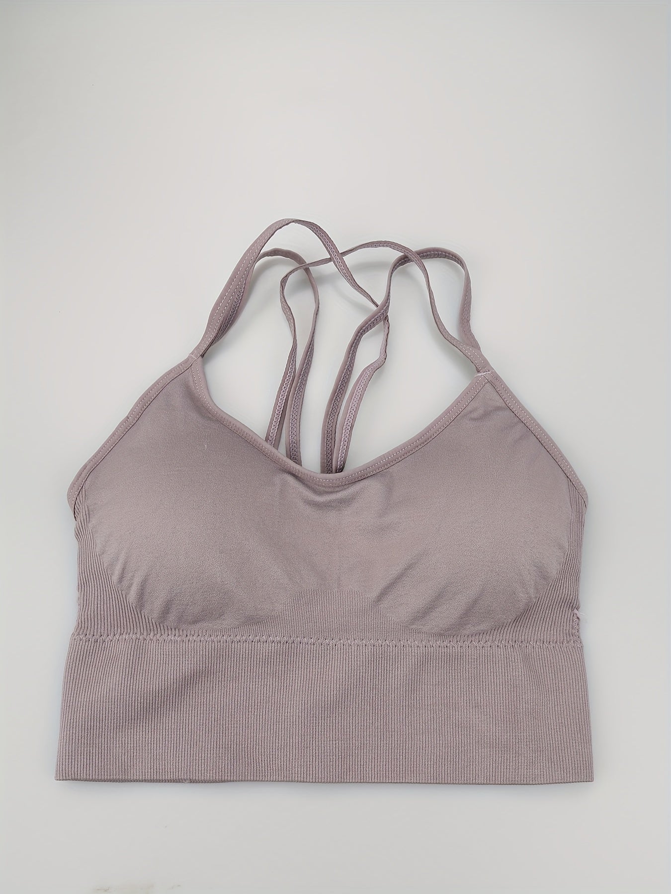 Cross Back Wireless Sports Bra Comfortable Stretchy Intimates