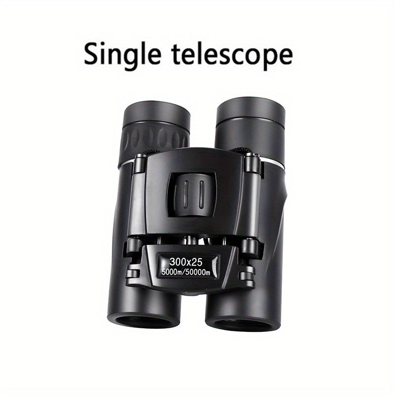 Compact 300x25 Binoculars for Adults Ideal for Bird Watching Travel