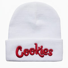 Boys Classic Knit Cap With Cookies Embroidery