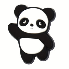 10Pcs Panda Shoe Charms for Clogs Jigs Slides Sandals PVC Shoe Decorations
