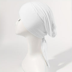Turban Cap Casual Head Wrap Elastic Hijab Head Scarf Women Bandana Beanies
