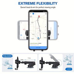 Car Phone Holder Extendable Suction Cup Mount