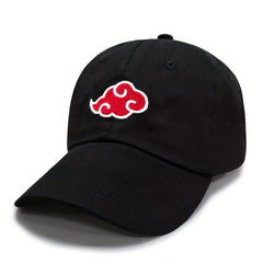 Anime Cloud Embroidered Baseball Cap Unisex Dad Hat Adjustable Sports Hat