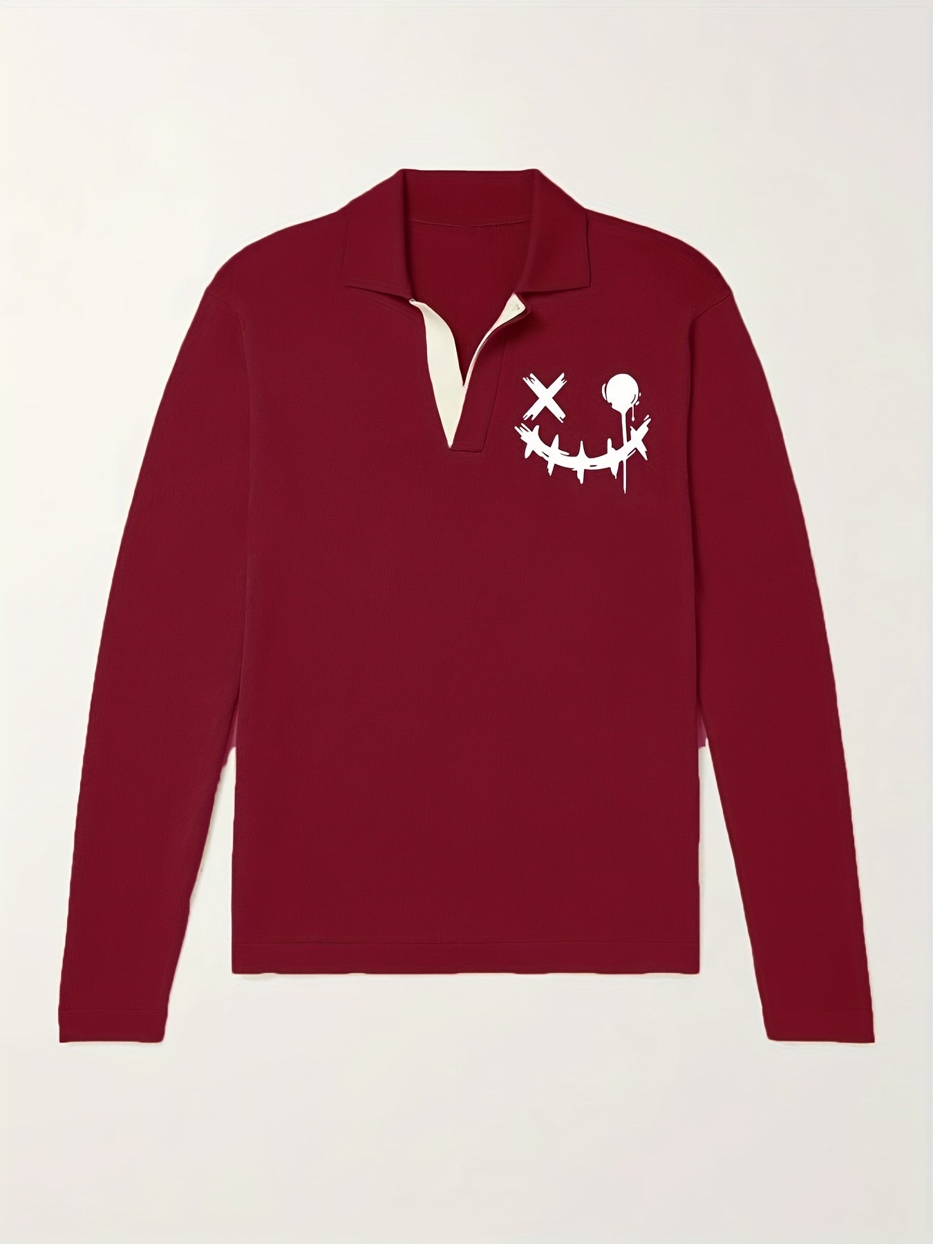 Men's Casual V Neck Pullover Sweater For Winter