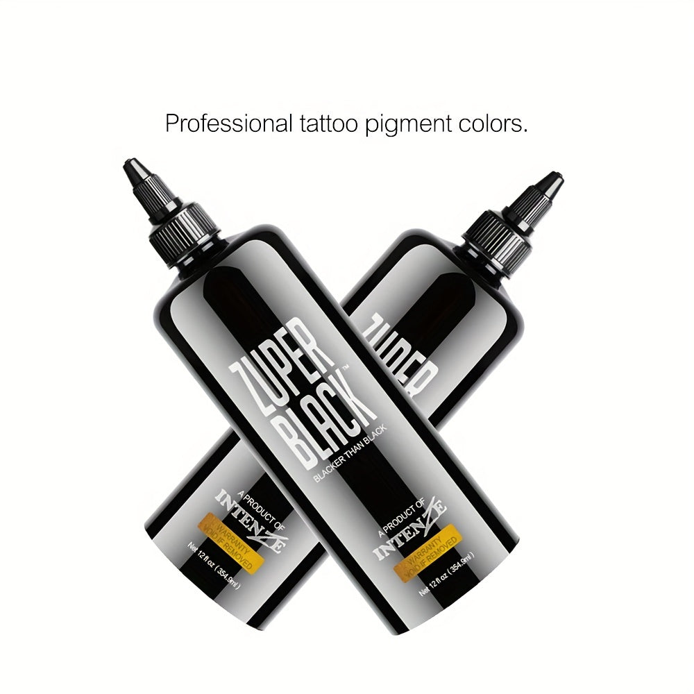 Professional 12oz Tattoo Ink Set - Silicone and Leather Friendly Pigment