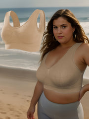 Seamless Sports Bra Medium Stretch Yoga Running Bra