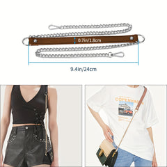 Metal Bag Strap Lightweight Durable Detachable Shoulder Bag Stap